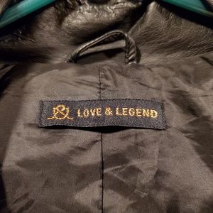 Love & Legend Studded Faux Leather Jacket